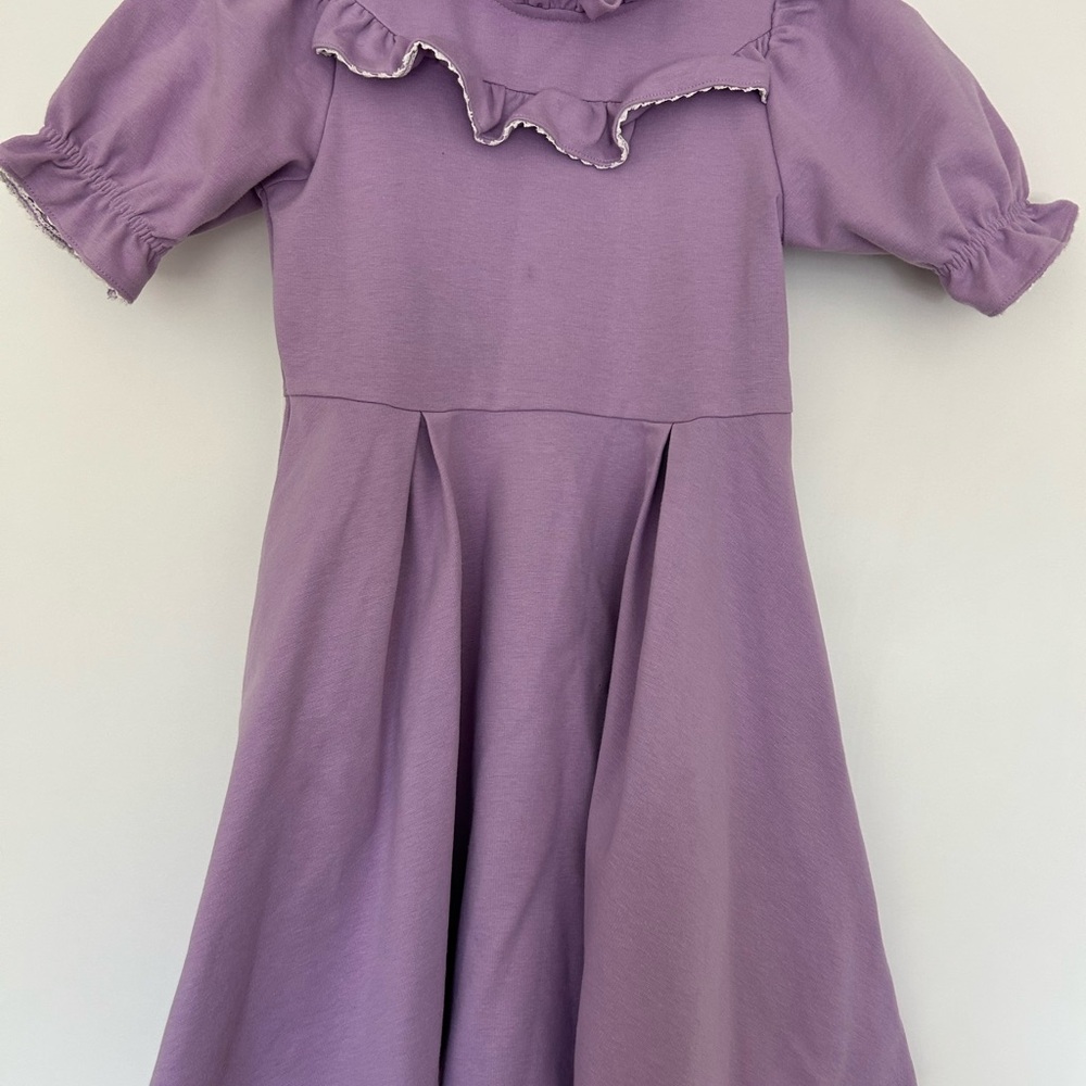 Janie and Jack Lavender Ruffle Dress size 8